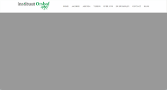 Desktop Screenshot of instituutorshof.be