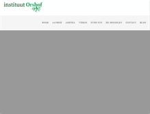 Tablet Screenshot of instituutorshof.be
